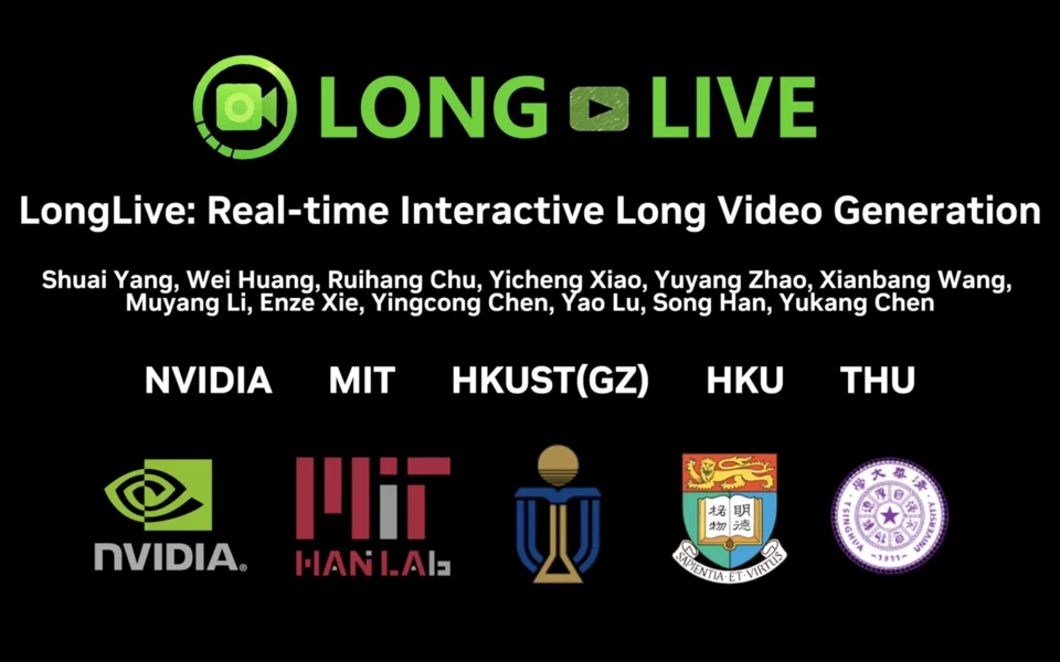 LongLive video generation overview