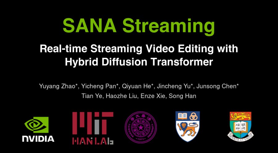 SANA-Streaming teaser